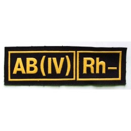 Naszywka AB (IV) Rh-