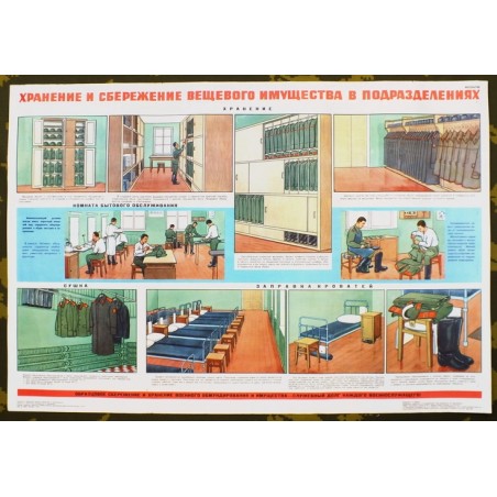 Poster: Storing the equipment and order in sub-units