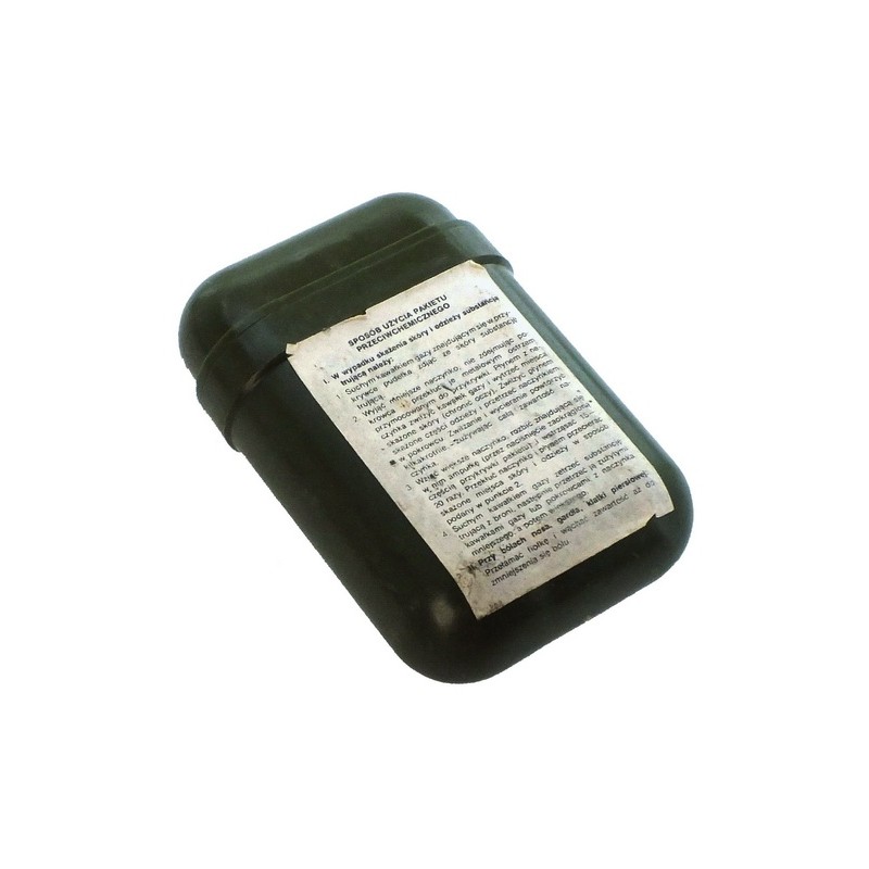 Plastic box for Individual Antichemical Package