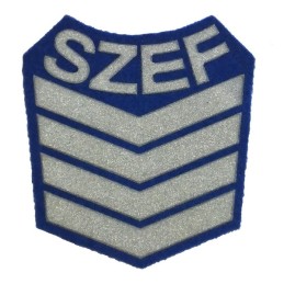 "Chef of the Company I Class", blue background