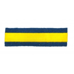 Stripe for participants in a course of military schools - 1 course, light-blue
