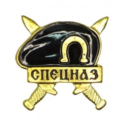 Badge to beret of...