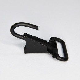 Snap hook, black, 25 mm, DIYS