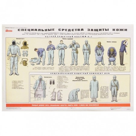 Poster: Civil Defence 07 - "Special measures for skin protection"