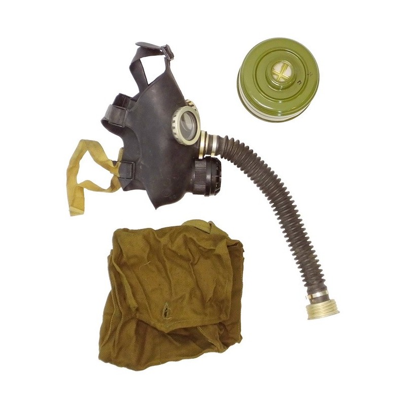 PDF-DA gas mask (children 3-7), black, chest bag