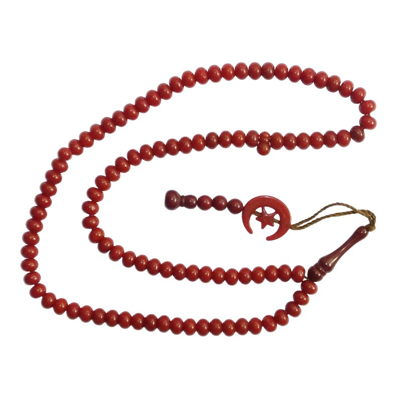 Tasbeeh – Muslim prayer cord, Maroon