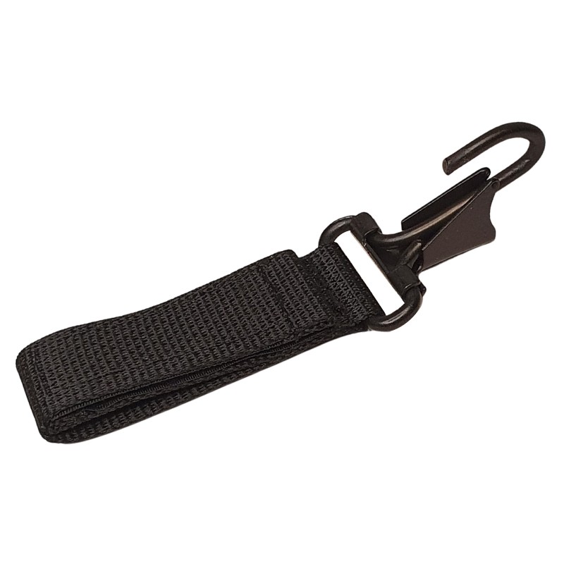 FRP Belt loop with the snap-hook, black