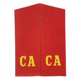 "CA" ("SA") Red epaulets