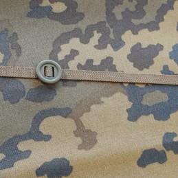 Load-bearing tape - 8mm IRR, for Canadian buttons, olive-brown 1m, DIYT