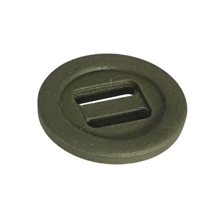 Button type "Canadian", 20 mm, olive-green, DIYP