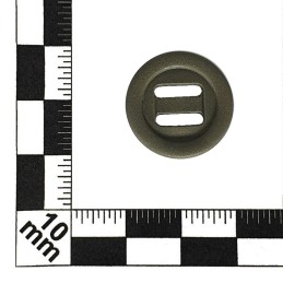 Button type "Canadian", 20 mm, olive-green, DIYP