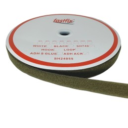 Fasteners of the FASTFIX® - LOOP, olive-brown 740 - 25 mm, DIYR