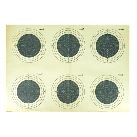 Shooting target sheet "DOSAAF target No. 7"