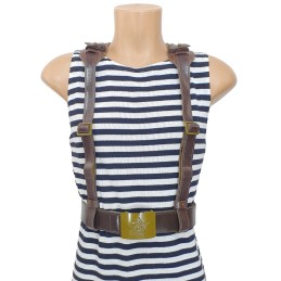 RPS set - field belt and braces, leather-like, with painted hardware