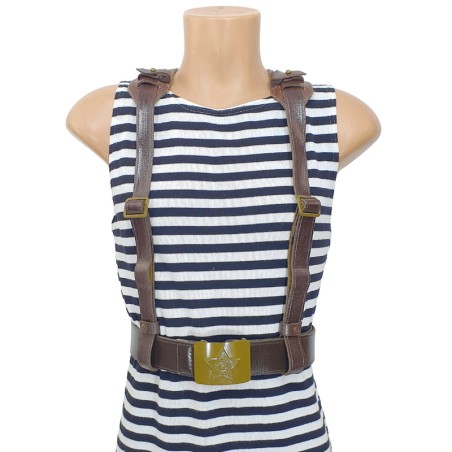 RPS set - field belt and braces, leather-like, with painted hardware