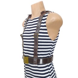 RPS set - field belt and braces, leather-like, with painted hardware