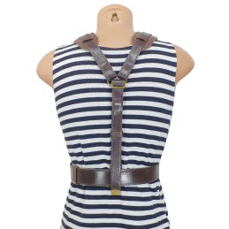 RPS set - field belt and braces, leather-like, with painted hardware