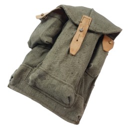 AK magazine pouch (3 mags capacity), bright leather, dark green
