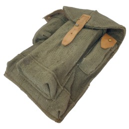 AK magazine pouch (3 mags capacity), bright leather, dark green