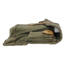 AK magazine pouch (3 mags capacity), bright leather, dark green