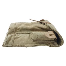 AK magazine pouch (3 mags capacity), bright leather, sand-green