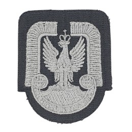 Orzełek Sił Powietrznych WP, współczesny, szare tło, haftowany