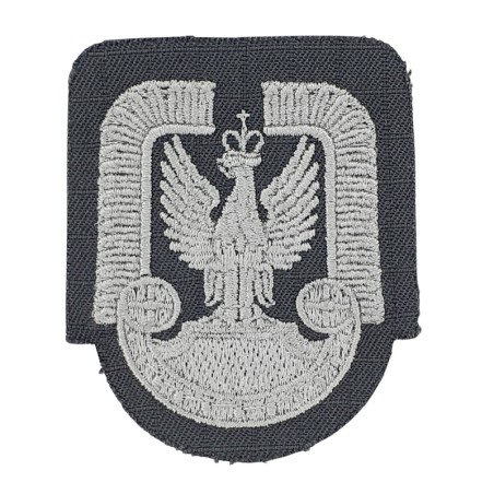 Orzełek Sił Powietrznych WP, współczesny, szare tło, haftowany