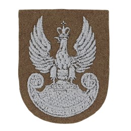 Eagle of Territorial Defence Forces (VOT), sand background, embroidered