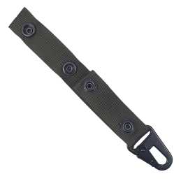 FRP Belt loop with the light snap-hook nad press studs, olive