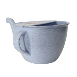 Enamel cup for watering injured soldiers, grey