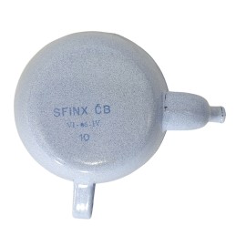 Enamel cup for watering injured soldiers, grey