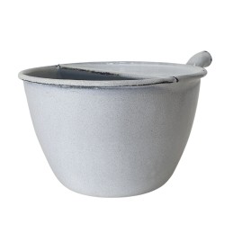 Enamel cup for watering injured soldiers, white