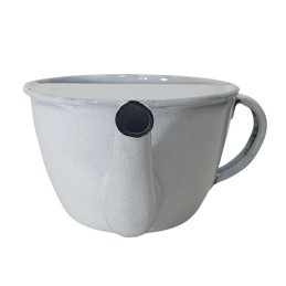 Enamel cup for watering injured soldiers, white