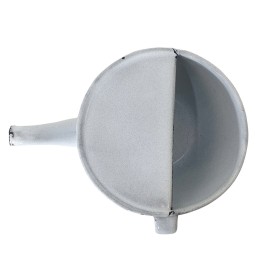 Enamel cup for watering injured soldiers, white