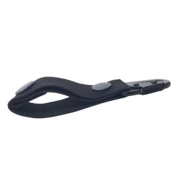 FRP Belt loop with the light snap-hook nad press studs, black