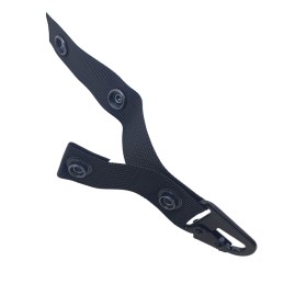 FRP Szlufka z lekkim karabińczykiem i napami, czarna