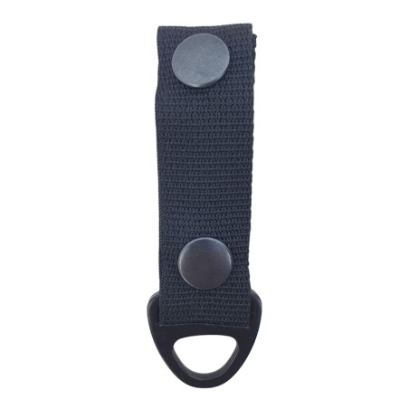 FRP Loop with rope or carabiner adaptor and fasteners, black