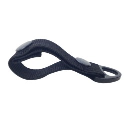 FRP Loop with rope or carabiner adaptor and fasteners, black