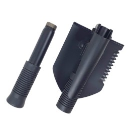 Składana saperka Petreq Tactical, czarna