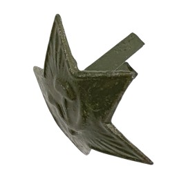Star for ushanka, WWII, field, 32 mm, version A