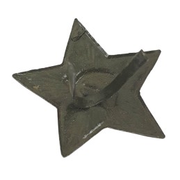 Star for ushanka, WWII, field, 32 mm, version B
