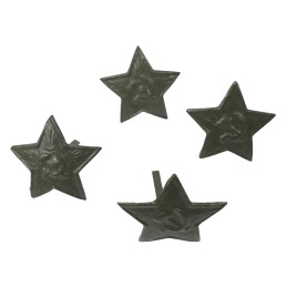 Star for ushanka, WWII, field, 32 mm, version B