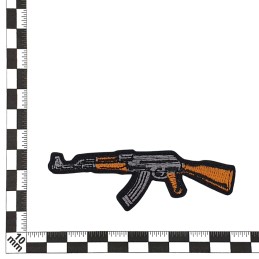 Naszywka "Karabin AK", z rzepem