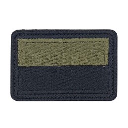 Polish flag, faded, embroidered, with velcro