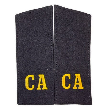Pagony "CA" ("SA") czarne, wczesna wersja