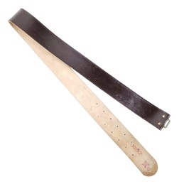 Leather soldier's belt, CSLA, Brown