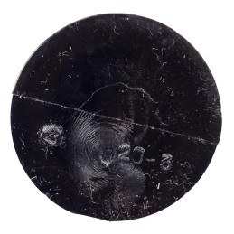 Plastic button for chemical protective clothing