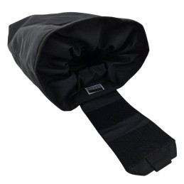 FRP Folding drop bag for magazines, Black