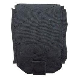 FRP Folding drop bag for magazines, Black