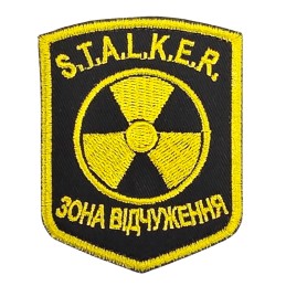Patch ‘S.T.A.L.K.E.R. – Exclusion Zone’, with velcro
